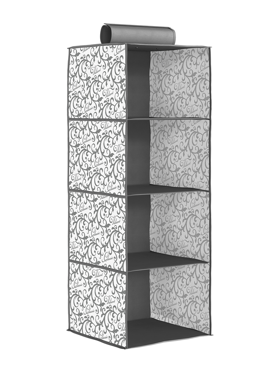 

Кофр подвесной для хранения Valiant 4 секции, 30х30х84 см, HS4