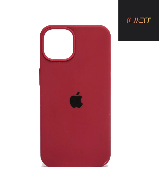

Чехол iPhone 15 Pro Silicon Сase APL WS (с лого), темно-красный 25 (IS793370)