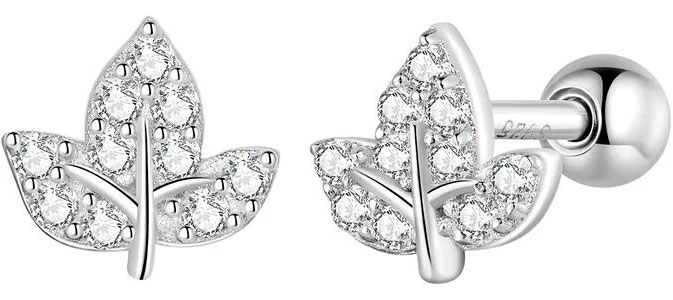 

Серьги пусеты из серебра bamoer SCE1459, фианит, SCE1459
