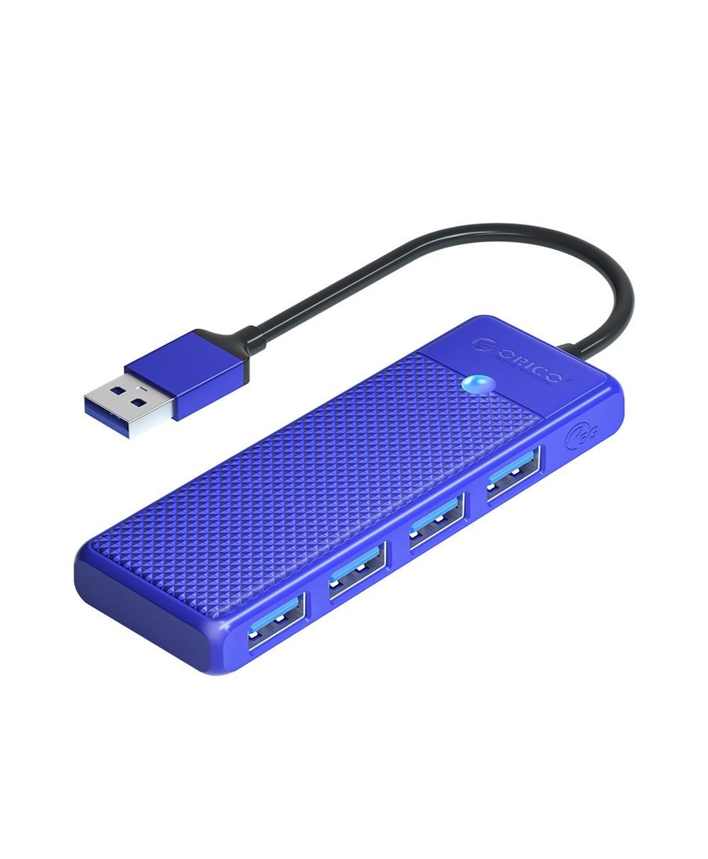 USB-концентратор ORICO синий (ORICO-PAPW4A-U3-015-BL-EP)