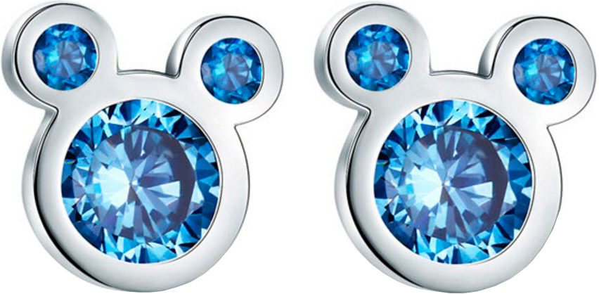 

Серьги пусеты из серебра bamoer PAS457-G, фианит, PAS457-G