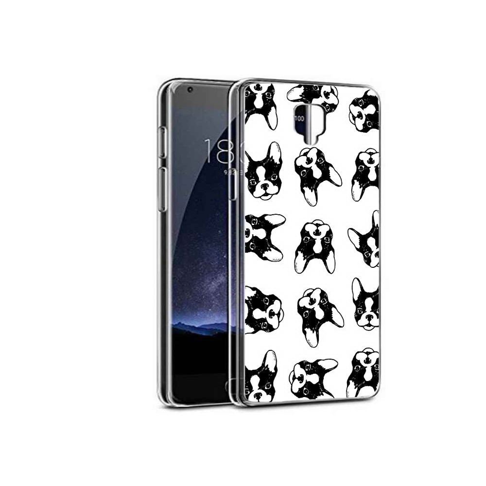 

Чехол MyPads Tocco для OnePlus 3 черно белые собачки (PT47261.124.683), Прозрачный, Tocco