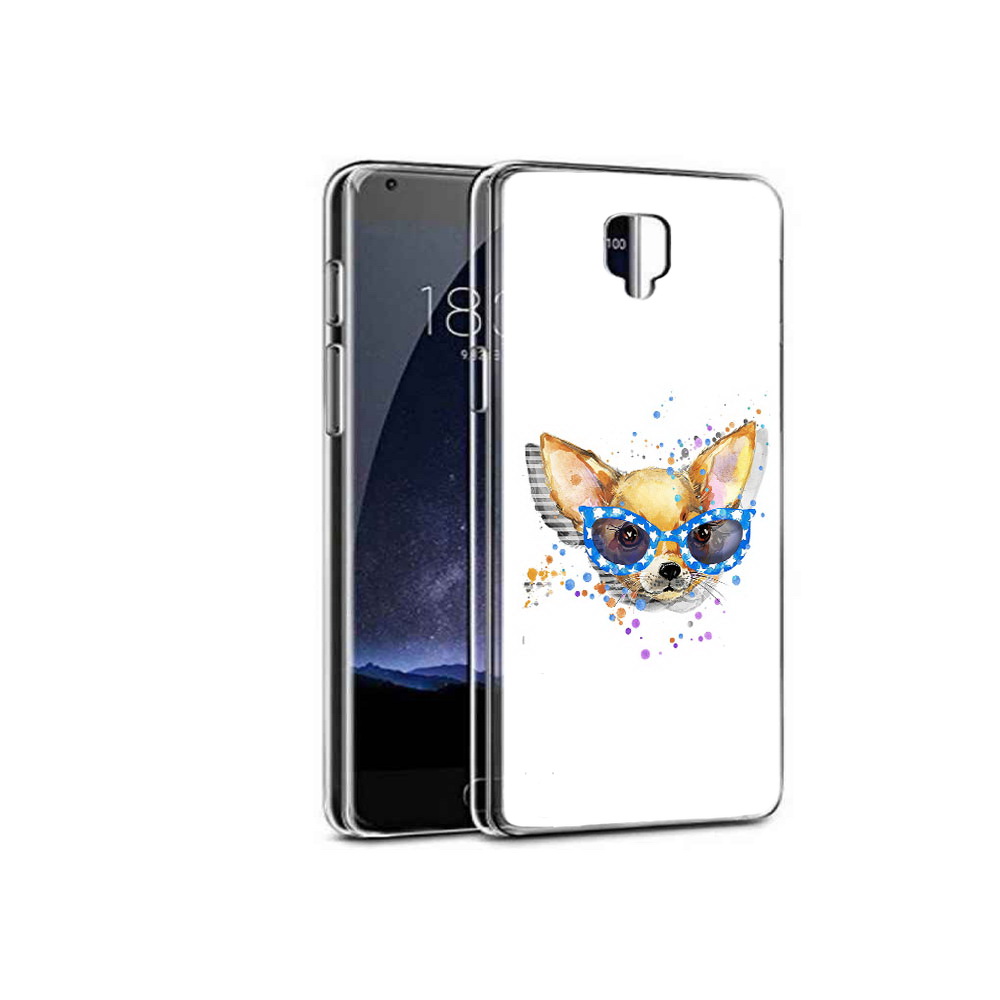 

Чехол MyPads Tocco для OnePlus 3 чихуа-хуа в очках (PT47261.124.691), Прозрачный, Tocco