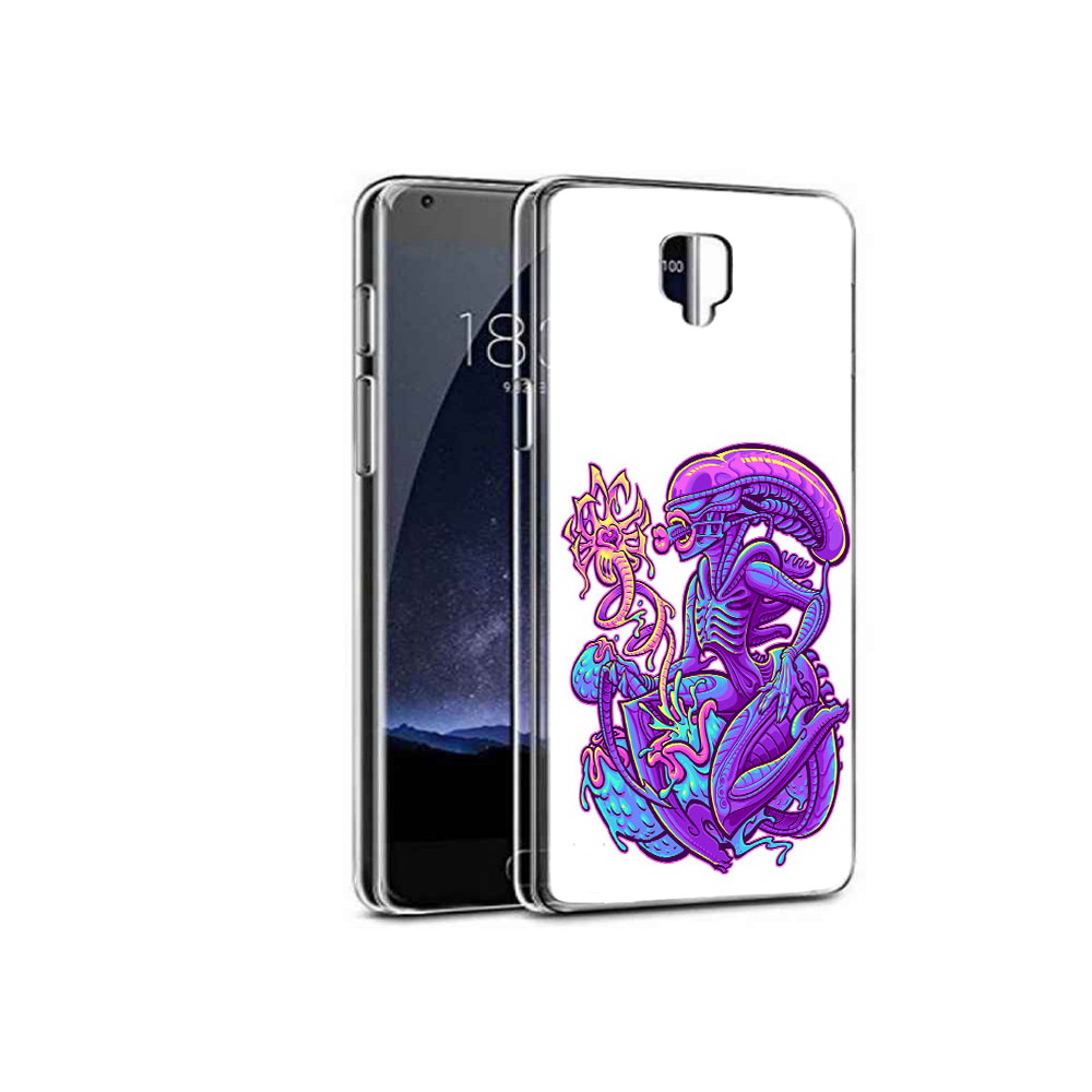 

Чехол MyPads Tocco для OnePlus 3 чужой фиолетовый цвет (PT47261.124.693), Прозрачный, Tocco