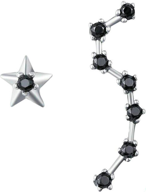 

Серьги пусеты из серебра bamoer SCE166, фианит, SCE166