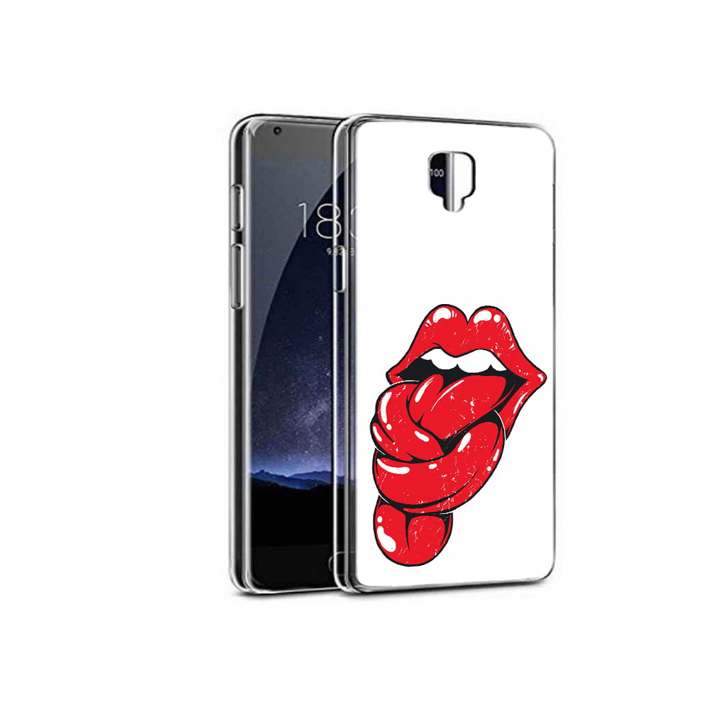 

Чехол MyPads Tocco для OnePlus 3 яркие губы с языком (PT47261.124.705), Прозрачный, Tocco