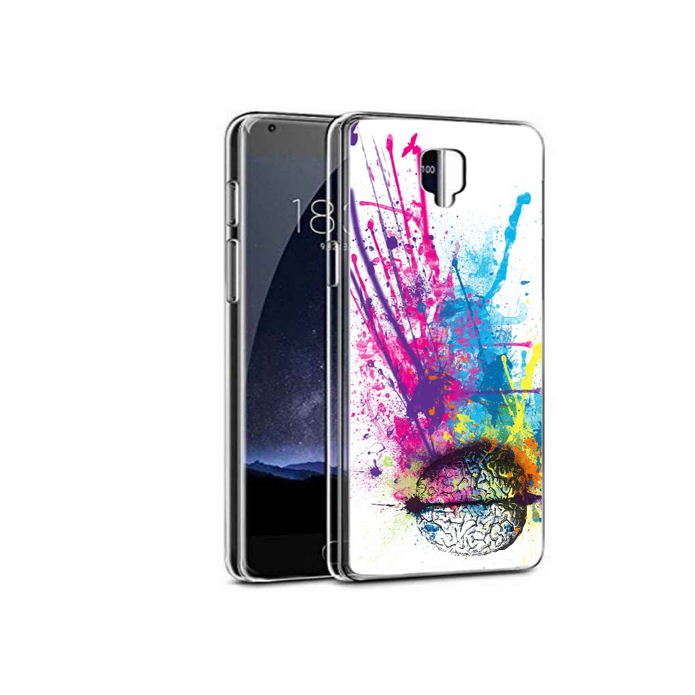 

Чехол MyPads Tocco для OnePlus 3 яркий красочный мозг (PT47261.124.710), Прозрачный, Tocco