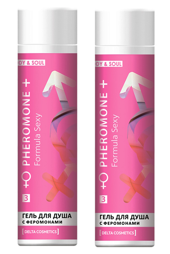 

Гель для душа женский с феромонами Formula Sexy №3 (Delta parfum), 2 шт., 500 мл