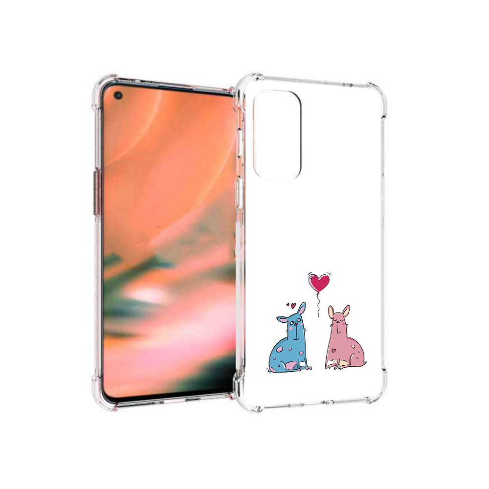 

Чехол MyPads Tocco для OnePlus Nord 2 5G Лама любовь (PT161451.125.102), Прозрачный, Tocco