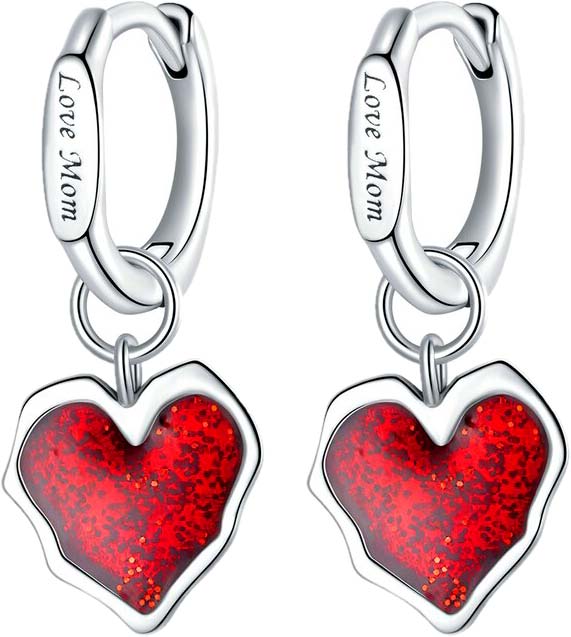 

Серьги из серебра bamoer BSE484, эмаль, BSE484