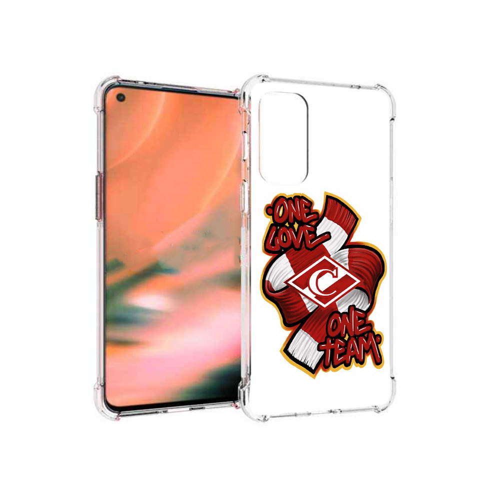 

Чехол MyPads Tocco для OnePlus Nord 2 5G Одна любовь-Спартак (PT161451.125.126), Прозрачный, Tocco