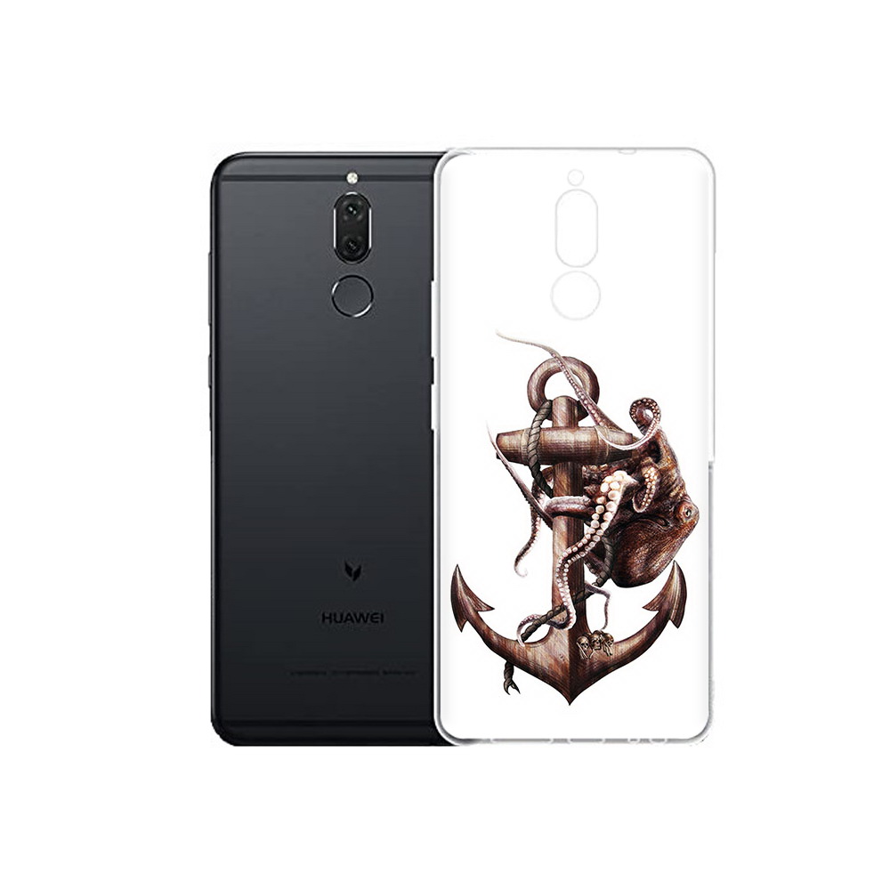 

Чехол MyPads Tocco для Huawei Nova 2i ржавый якорь (PT92543.64.579), Прозрачный, Tocco