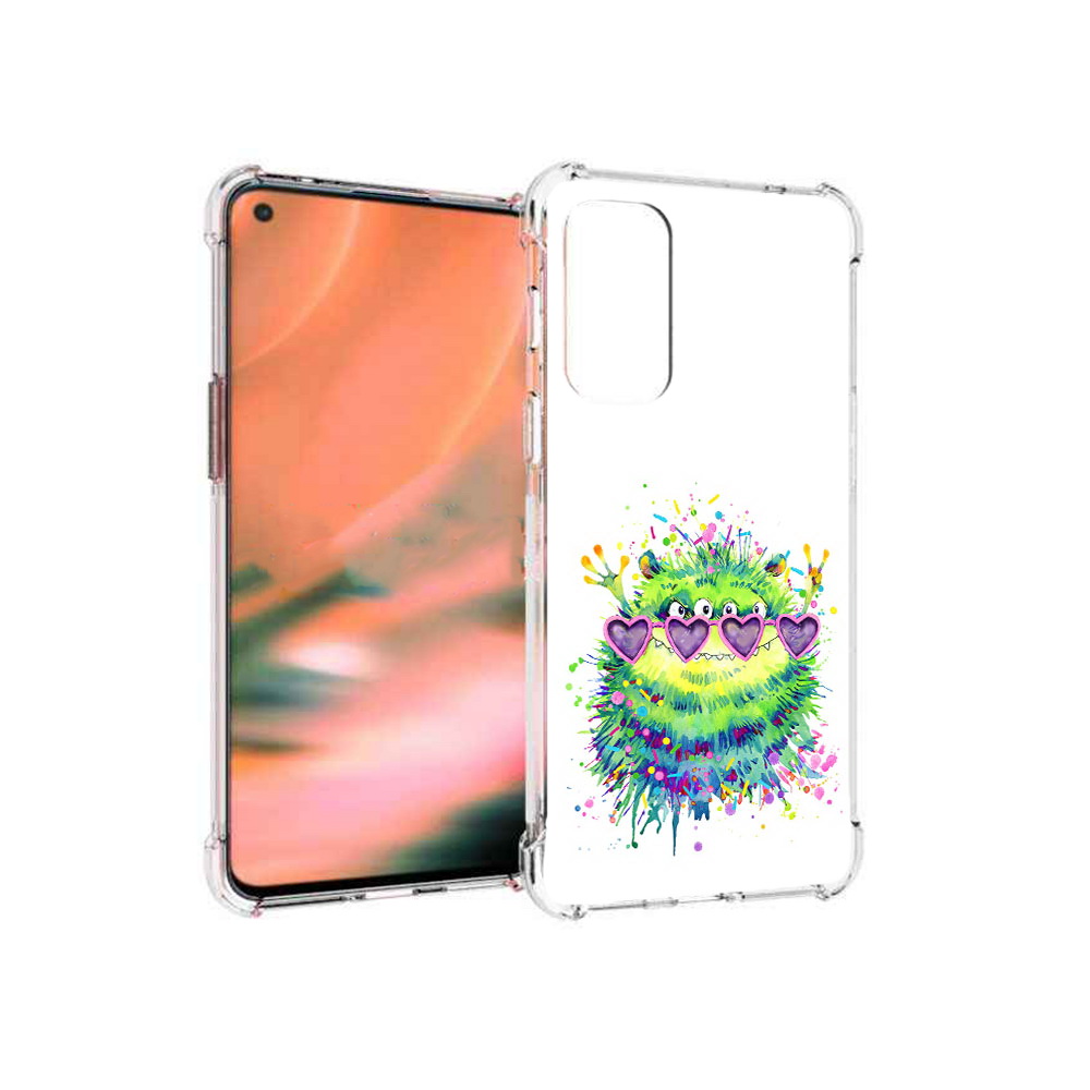 

Чехол MyPads Tocco для OnePlus Nord 2 5G Пушистый персонаж (PT161451.125.142), Прозрачный, Tocco
