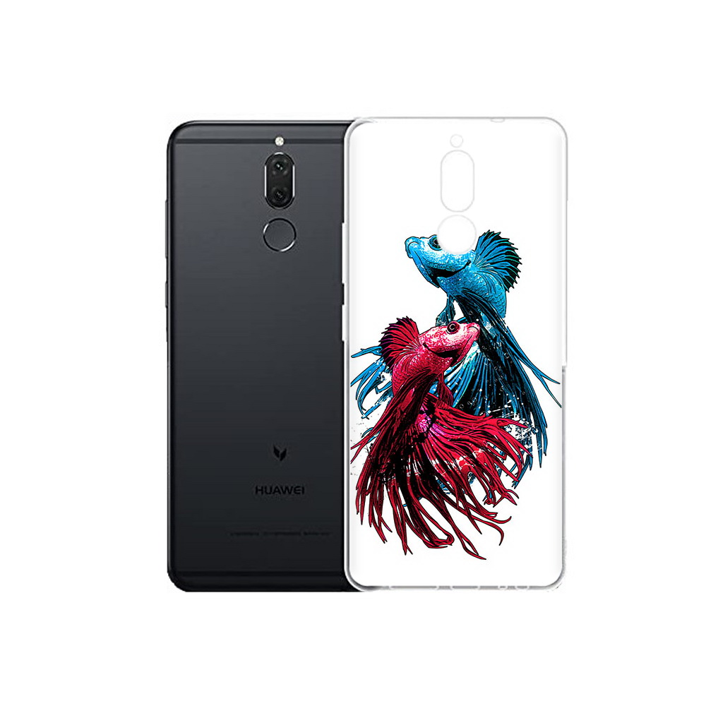 Чехол MyPads Tocco для Huawei Nova 2i рыбы петушки (PT92543.64.592)