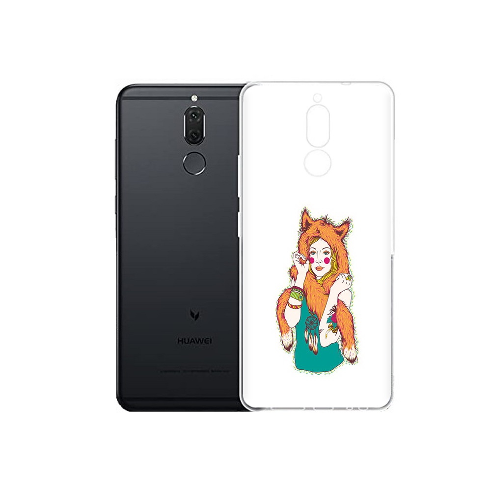 

Чехол MyPads Tocco для Huawei Nova 2i Девушка лиса (PT92543.64.62), Прозрачный, Tocco