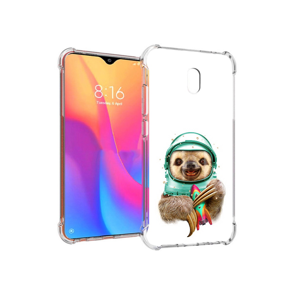

Чехол MyPads Tocco для Xiaomi Redmi 8A Ленивец астронавт (PT138948.272.104), Прозрачный, Tocco