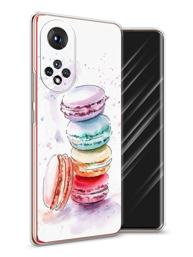 

Чехол Awog на Honor 50 "Пирамидка макарони 2", Желтый, 6105450-10