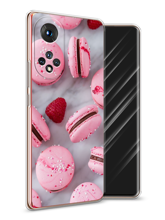

Чехол Awog на Honor 50 "Макарони с малиной", Серый;розовый, 6105450-10