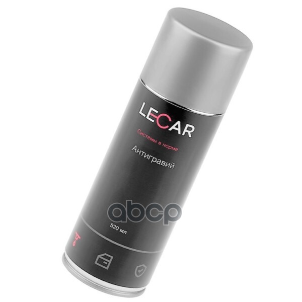 Антигравий серый 520 мл аэрозоль LECAR LECAR000011011 930₽