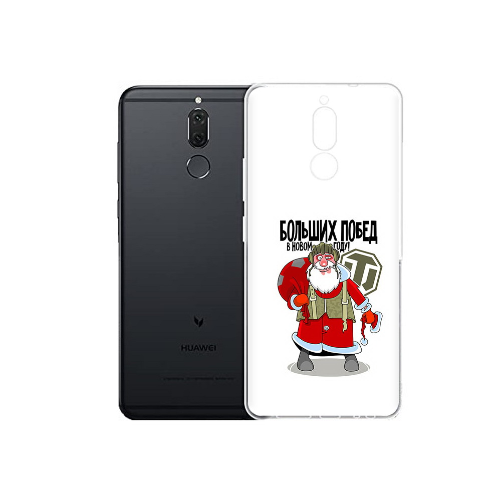 Чехол MyPads Tocco для Huawei Nova 2i Дед мороз и World of Tanks (PT92543.64.63)