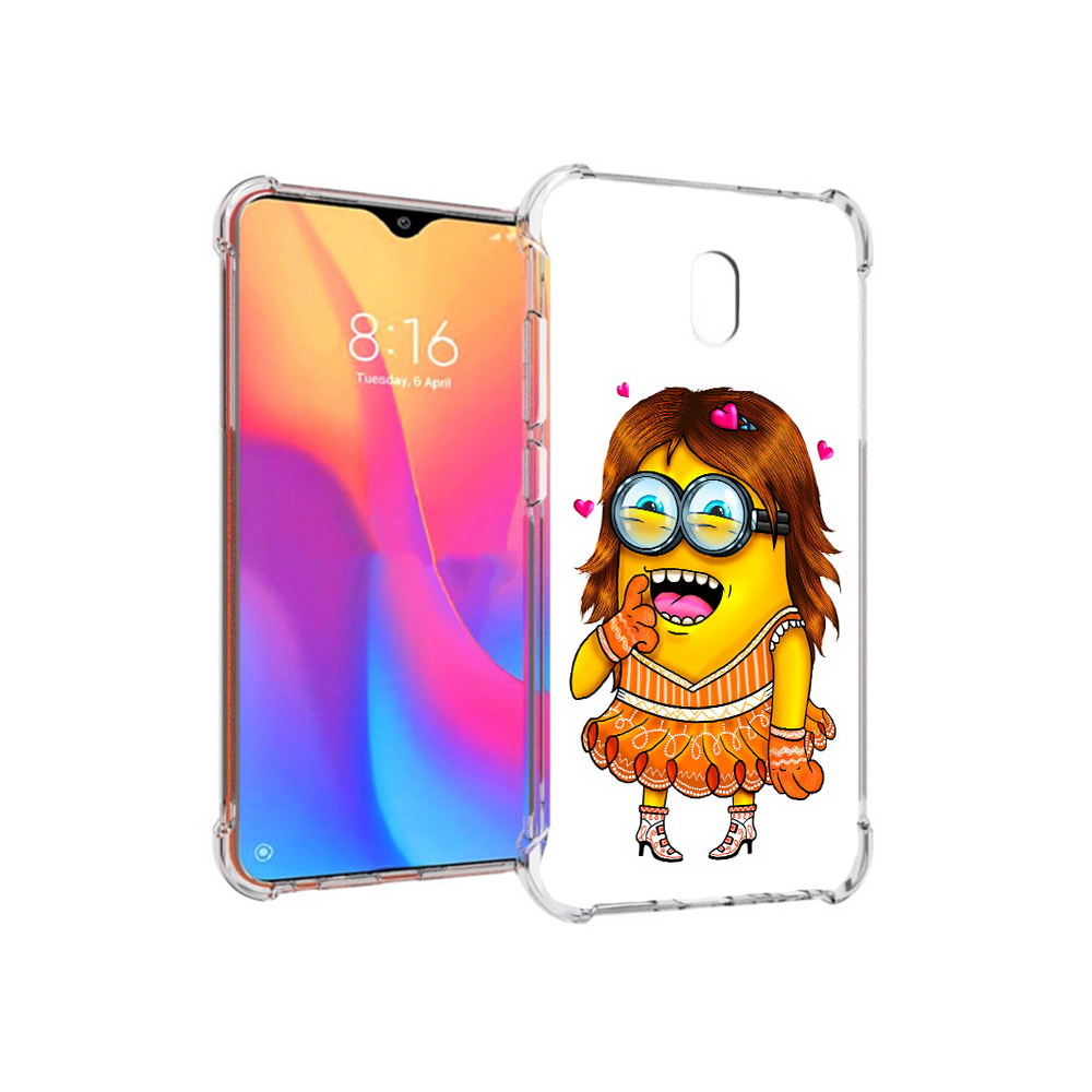 

Чехол MyPads Tocco для Xiaomi Redmi 8A Миньон девочка (PT138948.272.116), Прозрачный, Tocco