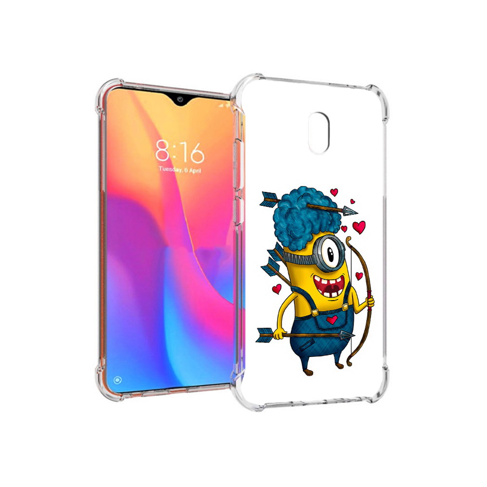 

Чехол MyPads Tocco для Xiaomi Redmi 8A Миньон купидон (PT138948.272.117), Прозрачный, Tocco