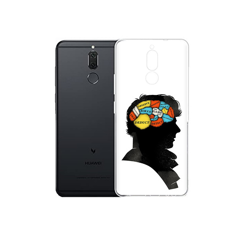 

Чехол MyPads Tocco для Huawei Nova 2i темный рисунок (PT92543.64.640), Прозрачный, Tocco