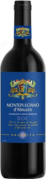 

Вино "Solarita" Montepulciano d'Abruzzo DOC, 2020, 0,75 л
