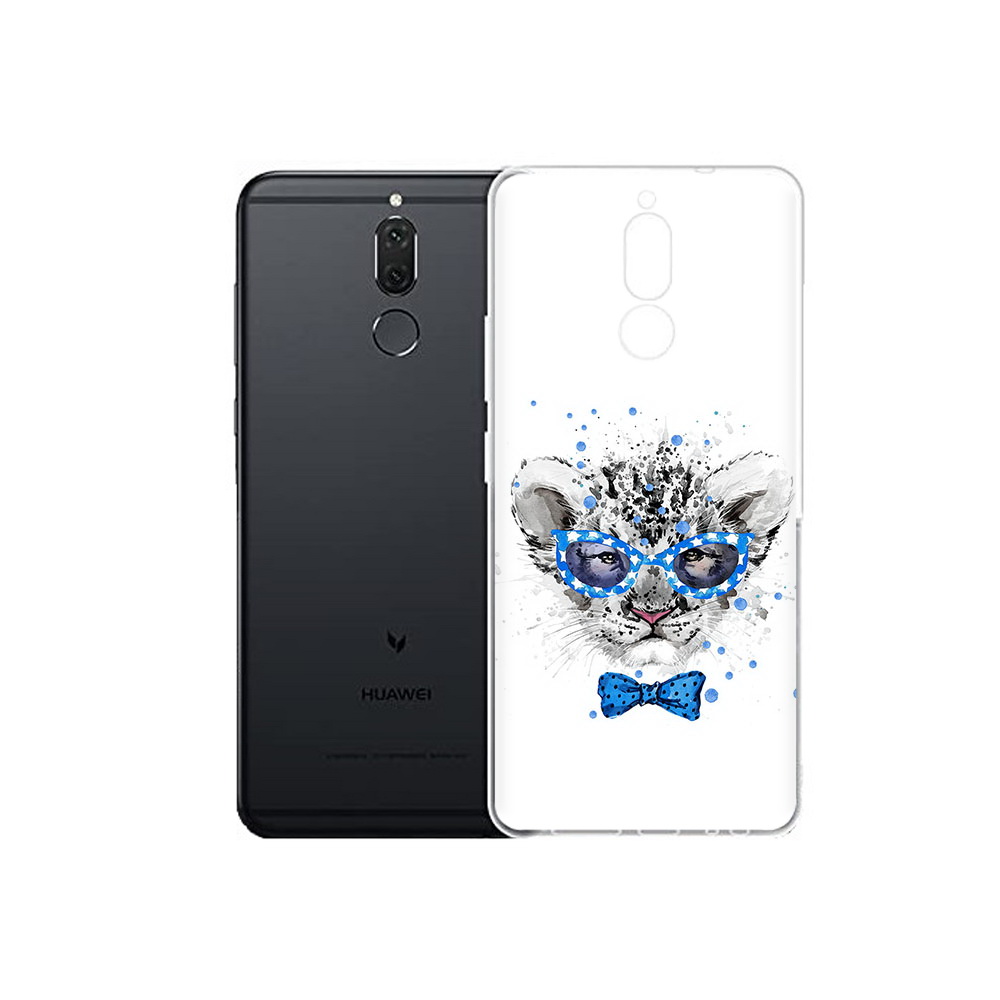 

Чехол MyPads Tocco для Huawei Nova 2i тигренок с бабочкой (PT92543.64.642), Прозрачный, Tocco
