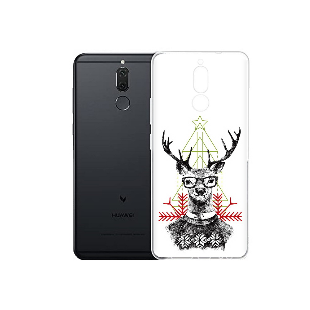 

Чехол MyPads Tocco для Huawei Nova 2i умный олень (PT92543.64.652), Прозрачный, Tocco