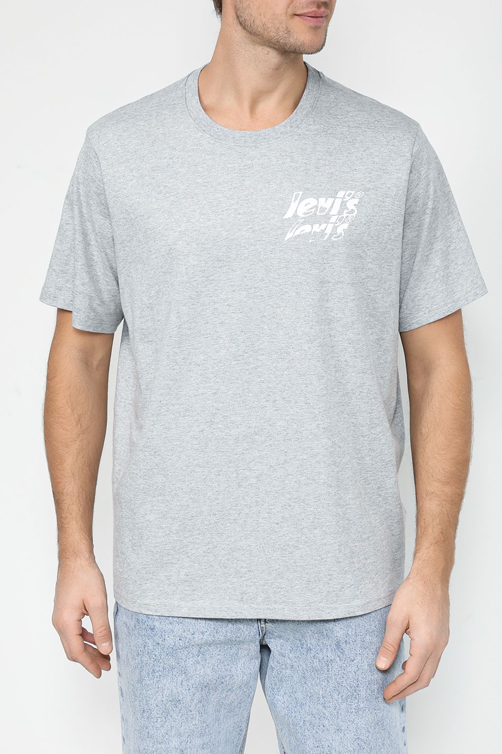 

Футболка мужская Levi's 1614309320 серая S, Серый, 1614309320