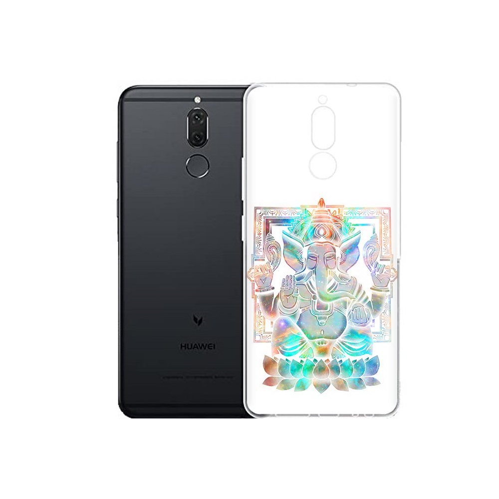 

Чехол MyPads Tocco для Huawei Nova 2i умный слон (PT92543.64.654), Прозрачный, Tocco