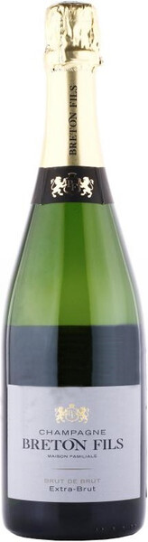 

Шампанское Champagne Breton Fils, Brut de Brut Extra Brut, Champagne AOC, 0,75 л