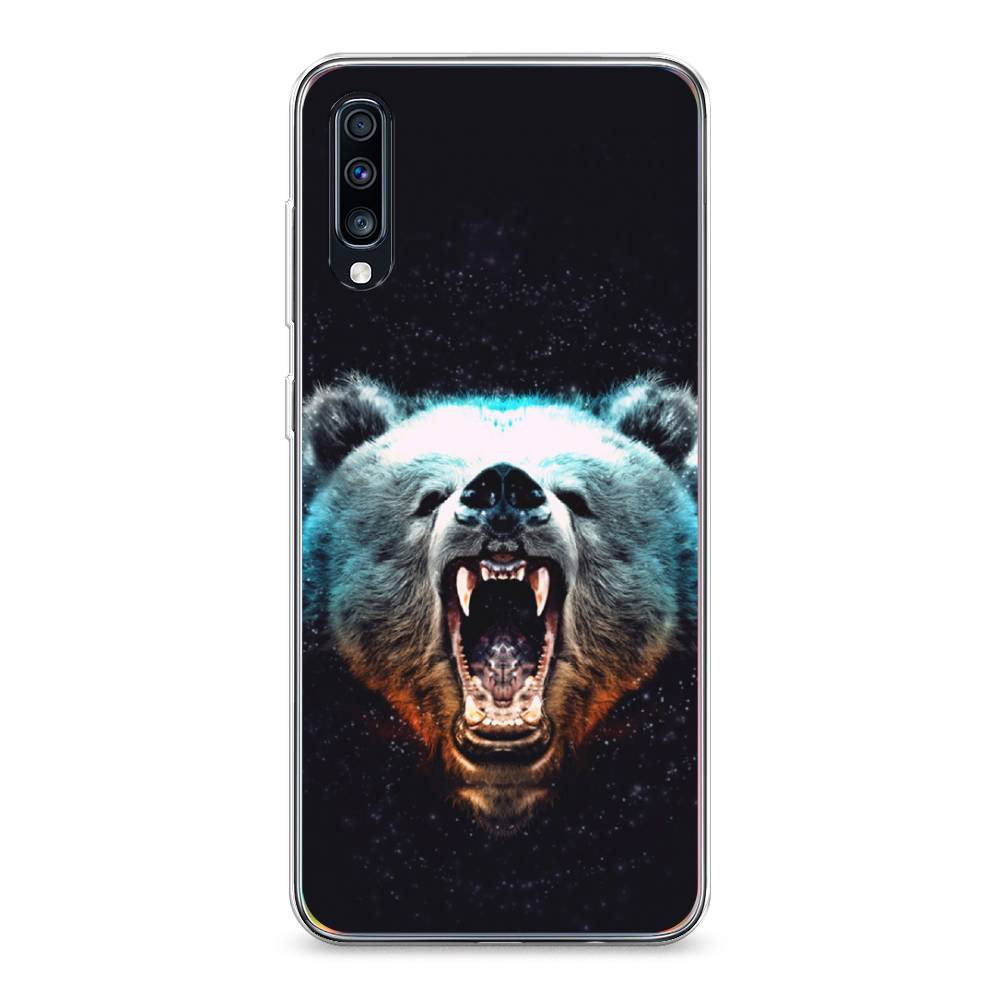 

Чехол Awog на Samsung Galaxy A70 "Медведь", Разноцветный, 28150-2