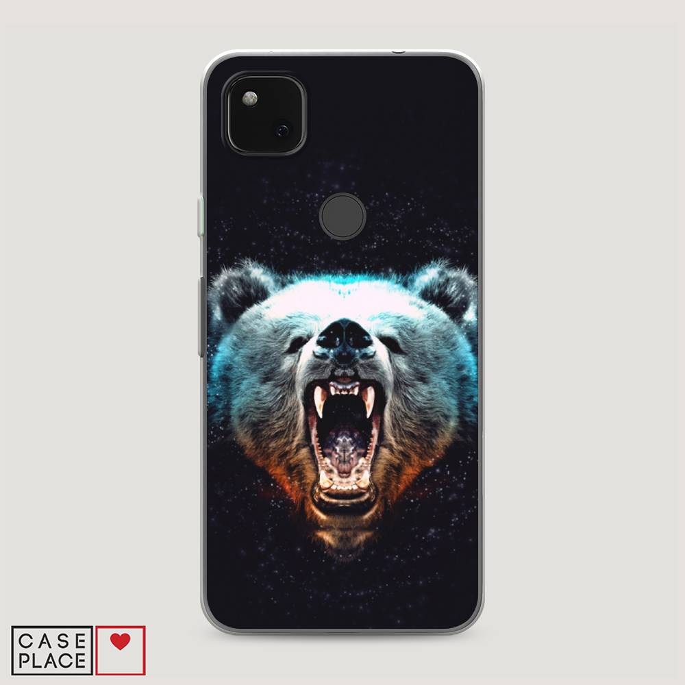

Чехол Awog на Google Pixel 4A "Медведь", Разноцветный, 270650-2