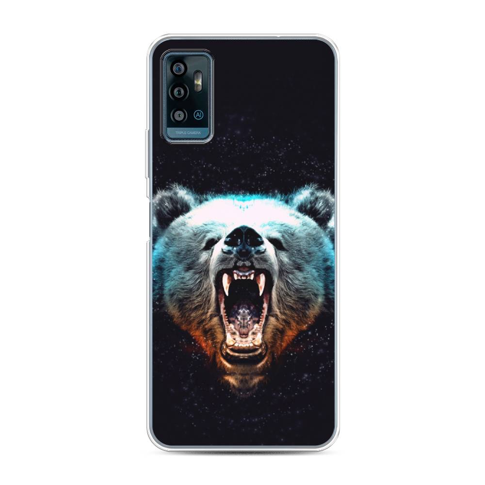 

Чехол Awog на ZTE Blade A71 / ЗТЕ Блэйд A71 "Медведь", Разноцветный, 134450-2