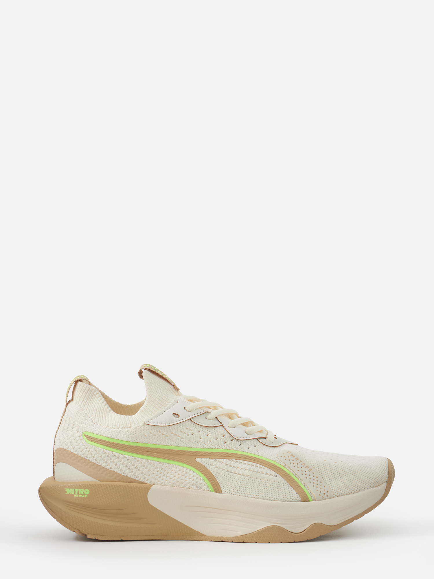 

Кроссовки женские PUMA 377892 белые 7.5 UK, Бежевый, PWR XX Nitro Luxe
