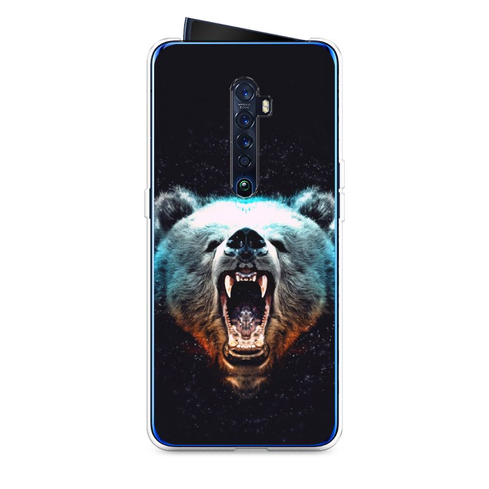 

Чехол Awog на Oppo Reno 2 "Медведь", Разноцветный, 253550-2