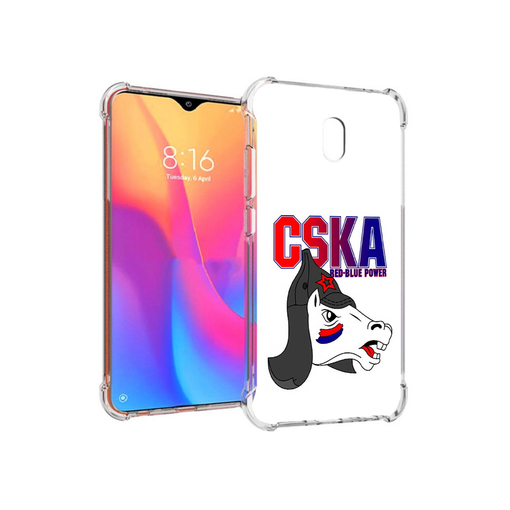 

Чехол MyPads Tocco для Xiaomi Redmi 8A ФК ЦСК лошадка россия (PT138948.272.179), Прозрачный, Tocco