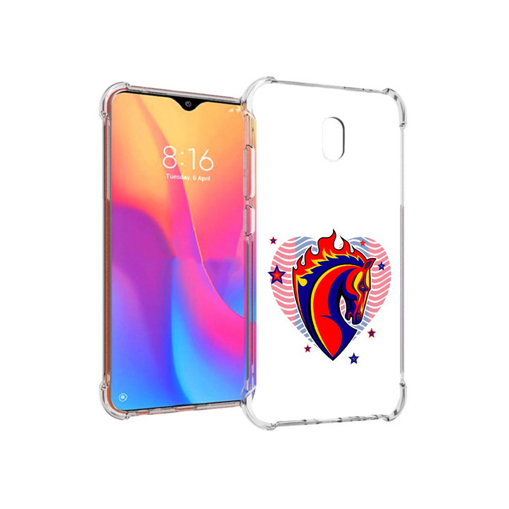 Чехол MyPads Tocco для Xiaomi Redmi 8A ФК ЦСЛ Лошадь (PT138948.272.180)