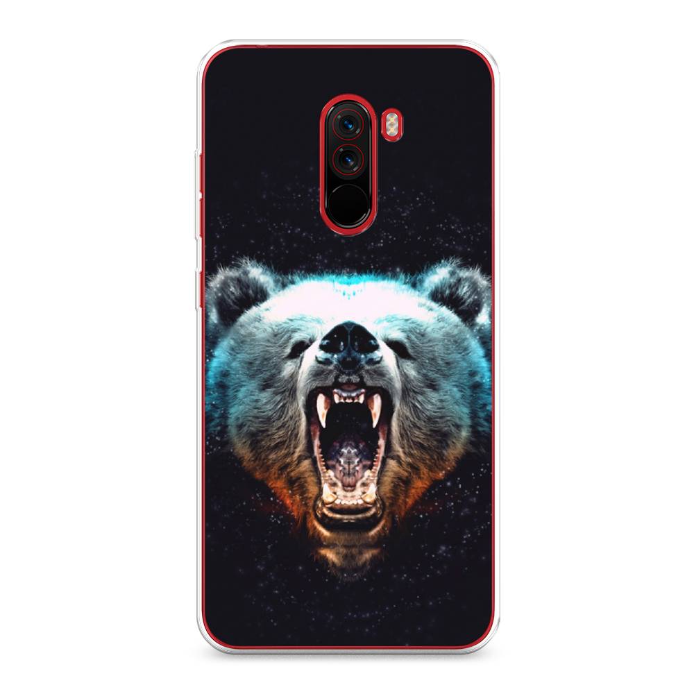 

Чехол Awog на Xiaomi Pocophone F1 "Медведь", Разноцветный, 34450-2