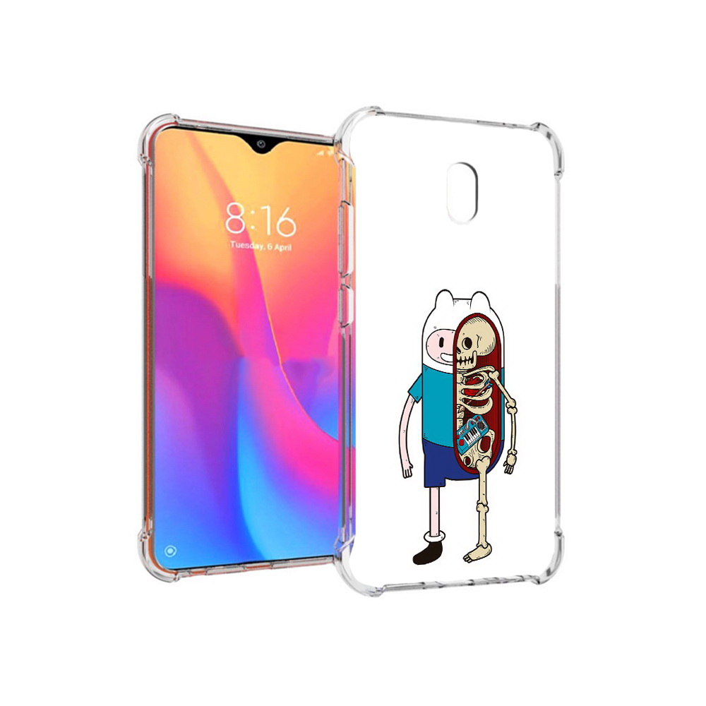 

Чехол MyPads Tocco для Xiaomi Redmi 8A Финн скелет (PT138948.272.187), Прозрачный, Tocco