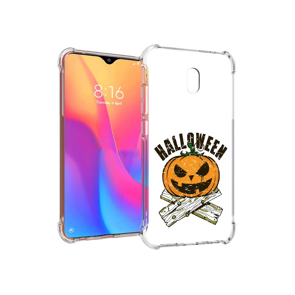 Чехол MyPads Tocco для Xiaomi Redmi 8A Хэллоуин доски тыква (PT138948.272.194)