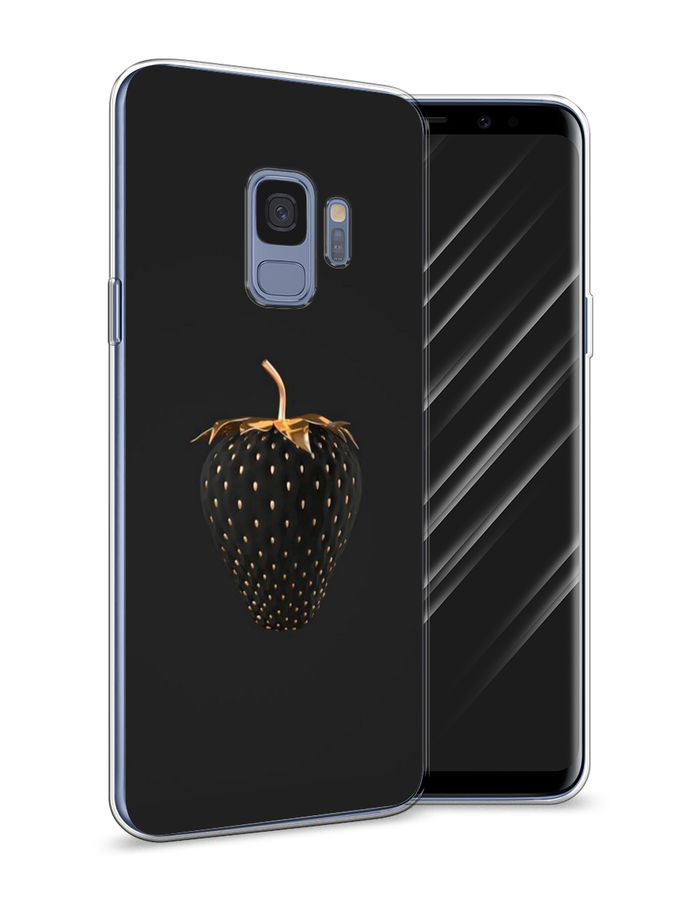 

Чехол Awog на Samsung Galaxy S9 "Черно-золотая клубника", Черный;золотистый, 25750-10