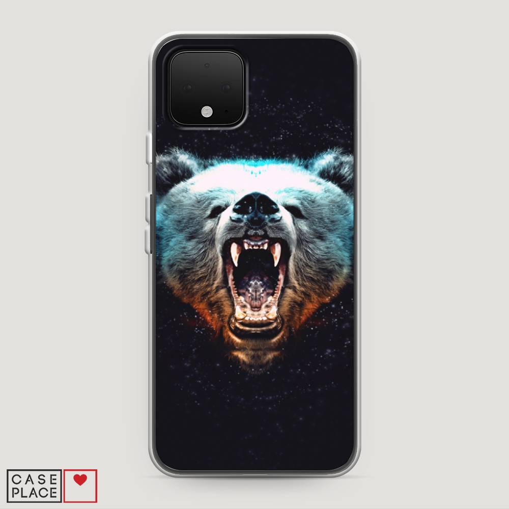 

Чехол Awog на Google Pixel 4 "Медведь", Разноцветный, 270250-2