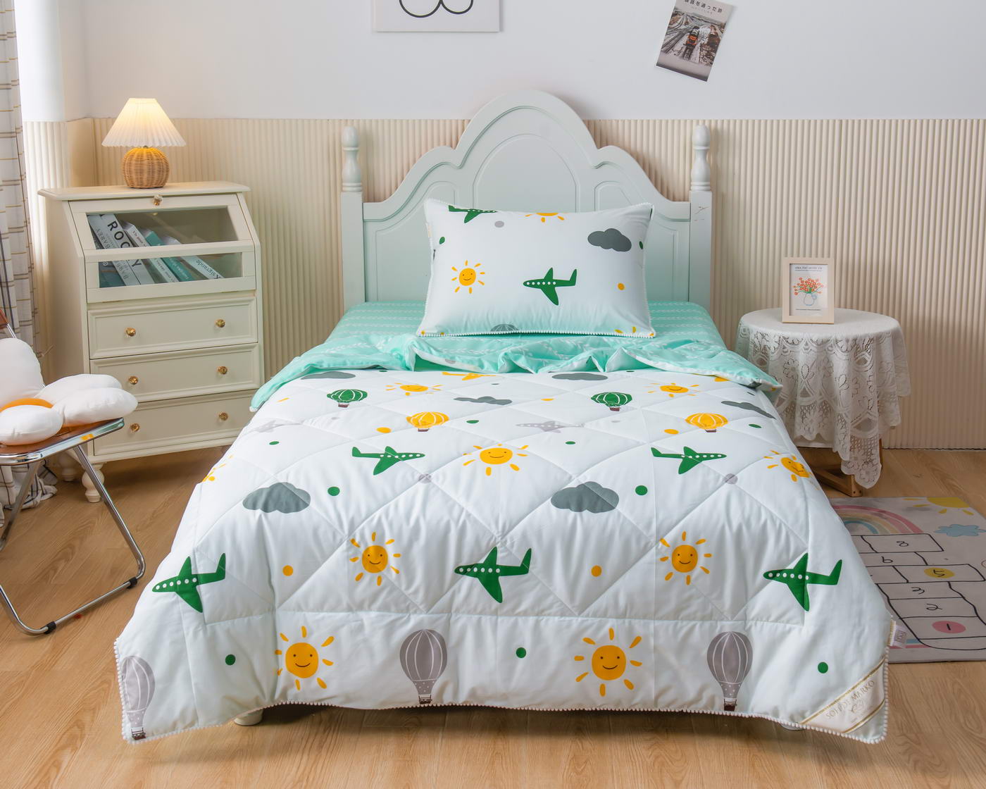 фото Комплект постельного белья с одеялом sofi de marko полетели полутороспальный дет-ком-42