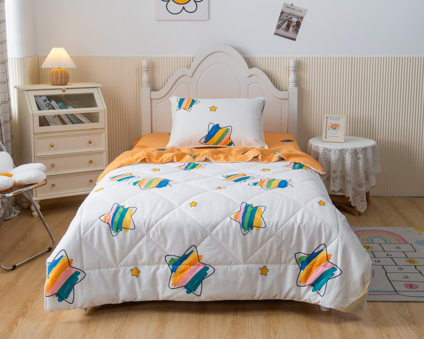 Комплект постельного белья с одеялом Sofi de Marko Листья полутороспальный Дет-Ком-53