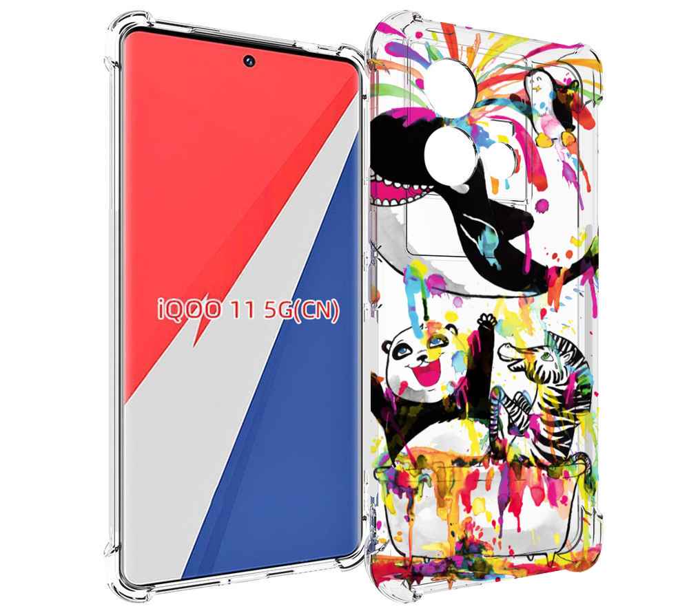 

Чехол MyPads Хиппи кит для Vivo iQOO 11, Прозрачный, Tocco