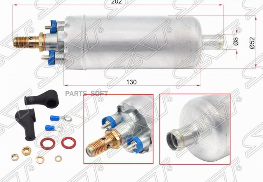 

SAT Насос топливный MERCEDES W124/126/140/201/202/210 95-