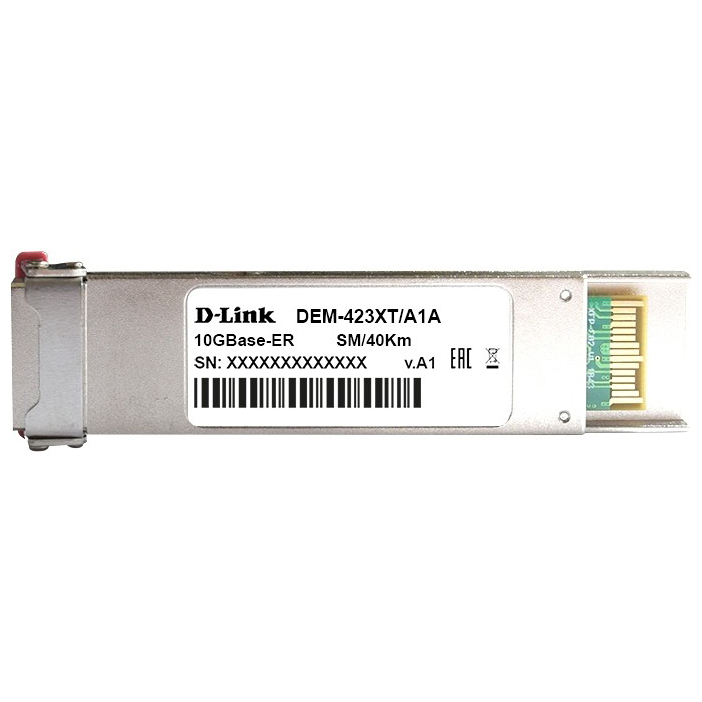 

Трансивер D-Link DEM-423XT XFP, Duplex LC, 1550nm, 40км, Серый, DEM-423XT XFP